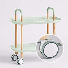 Quattro Ruote portatile strumento di archiviazione Carrello Mensola da cucina in plastica ABS mobile flessibile capacità grande cucina sala da pranzo soggiorno mensola verde erba 2 colori 57.5X37X59cm
