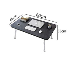 Tavolino Alzabile Scrivania per Laptop, Tavolo da Letto, Scrivania in Piedi Letto Pieghevole per Vassoio di Servizio per La Colazione per (Color : Pink, Size : 60 * 40 * 33cm)