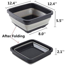 Bycws Pietino Pieghevole, Lavabo Pieghevole Lavandino Leggero Portatile Lavabo Pieghevole in plastica Lavatoio Gratuito per la casa Camping Cucina Esterna BBQ