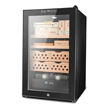Armadio per Sigari Elettronico Intelligente Umidificatore A Temperatura E umidità Costanti Armadio per Umidificazione dei Sigari Domestici Mensola in Legno di Cedro