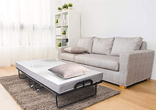 Milliard Diplomat Brandina Pieghevole con Materasso Singolo in memory foam lussuoso e telaio robusto super resistente - 79 x 190 cm