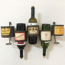 Xiaoli Portabottiglie per Vino Parete Wine Rack Metallo Creativo Wine Rack Bagagli Industriale del Vento Parete Wall Hanging Decoration Bottiglia di Vino Rack Scaffale per Vino