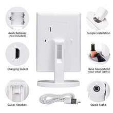 Lavcus Specchio per il Trucco Illuminato 24 Luci a LED Specchio Triplo Ingrandimento Pieghevole Specchi 1X/2X/3X/10X 180 ° Regolabili con Interruttore a Sensore Tattile (Bianca)