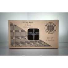 Portabottiglie tradizionale – 16 bottiglie assemblate in rovere chiaro WRKC016 Barprofessional Wine Rack 16 Bottiglie Multicolore