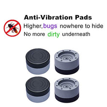 wanzhaofeng 4pcs Rilievo del Piede Antiurto in Gomma Lavatrice Mat Supplies Noise-Dampening Dryer Antiscivolo, 3,5 Centimetri