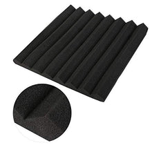nobrand Fonoassorbente Schiuma - Triangolare Groove Forma Insonorizzazione Cotone Schiuma (50 * 50 * 5cm) 6Pcs
