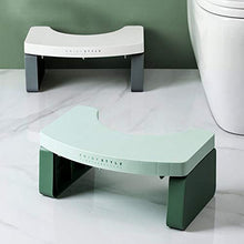 WPY Original Sgabello fisiologico per WC Multifunzione, Pieghevole accovacciate,Sgabello per WC Creativo, Antiscivolo, poggiapiedi per Tutti i Servizi igienici