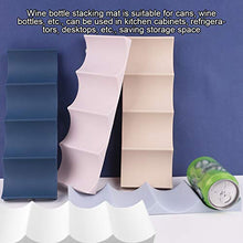 Weilifang Bottiglia di Vino Rack plastica Beverage Vino portabottiglie Holder Bagagli Anti-Slip la Bottiglia di Acqua Supplies Organizzatore da Cucina, Blu-Chiaro