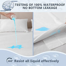 Amazon Brand - Umi Fodera coprimaterasso impermeabile con cerniera,Protezione Materasso Premium - Cotone 90x200cm(per materassi di circa 20cm)
