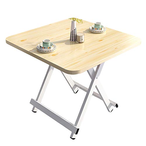 Tavolo Da Tavolo Pieghevole Tavolo Quadrato Portatile Multifunzione, Semplice Tavolo Da Pranzo Pieghevole Per Uso Domestico, Non È Necessario Assemblare, Piegare A Metà, Adatto Per Studio, Ufficio, Ri