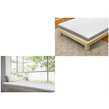Nileco Lattice Naturale Coprimaterasso, Traspirabilità Materasso Futon per La Casa,dormitorio Studentesco Morbido Coprimaterasso Trapuntato Pieghevole Materasso-Bianca 150x190cm(59x74inch)