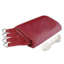 Windhager Sonnensegel Cannes 10779-Tenda Parasole Rettangolare, Giardino e terrazza, Resistente ai Raggi UV e alle intemperie, Colore: Rosso, 4 x 5 m