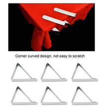 Clip per tovaglia per tavoli all'aperto, Clip per tovaglia, Robusto e Resistente Angolo Curvo 403 Triangolare in Acciaio Inossidabile per Banchetti