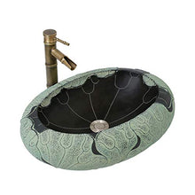 Art contatore Bacino al di sopra, Lavandino Bagno Creativo Lavabo Wash Stand lavandino del Bagno (55x14cm)