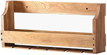 ZLJ Portabottiglie da Parete Portabottiglie da Vino Rosso Portabottiglie Pieno in Legno massello Portabottiglie per Vino Rosso (Dimensioni: 90 * 12,24,5 cm)