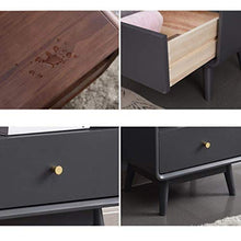 YGB Comodino Comodino in Legno Comodino con cassetti per Soggiorno Camera da Letto Comodino Vintage Shabby Comodino Comodino
