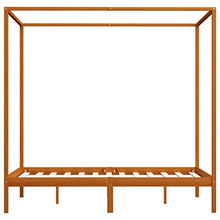 SKM Giroletto a Baldacchino Marrone Miele Massello Pino 120x200 cm