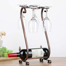 LHQ-HQ Wine Rack Bottiglia di Vino Rack Domestici creativi Wine Rack Capovolto Wine Rack Metal Cup Vino Moda Rack Decoration