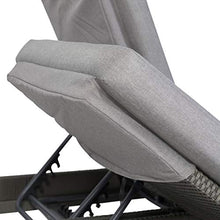 Greemotion Gomera Doppio Lettino Prendisole, polietilene, Grigio, ca. 198 x 30 x 120 cm