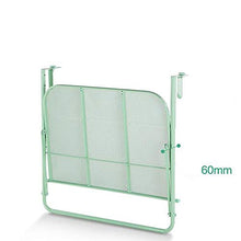 GAOLIM Ripiano per Balcone Pieghevole Tavolo da terrazza Regolabile in Altezza Ripiano per ringhiera per Patio Ripiano Multifunzionale Marrone/Bianco/Verde/Oro Flash Pieghevole, Multifunziona