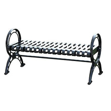 Panchina Nel Parco Panca da Esterno In Metallo,Panchina da Giardino Senza Schienale Con Braccioli,Panca da Giardino Robusta Per Esterno,Per Canale di Lavoro/prato/coperta, Può Ospitare 2-3 Persone