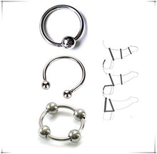 sensensen Anelli Metallici con Sfere scorrevoli per la Forza del Corpo e l'allenamento Muscolare (3 Dimensioni, 30mm. 32mm, 33mm)
