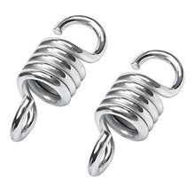 LUCY WEI 2 Pcs Molla di Sospensione per Amache,Acciaio Zincato Amaca Spring per Amaca da Appendere,Sacco da Boxe, Accessori (250kg)