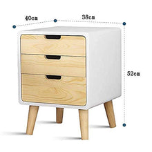 Comodino comodino nordico semplice moderno comodino piccolo armadietto camera da letto in legno massello comodino armadio bello (colore, C), A