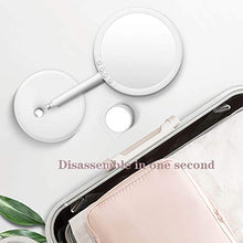 Makeup mirror Specchio per Il Trucco Desktop Desktop Portatile Pieghevole Ragazza dormitorio medicazione Trucco Luce Diurna LED Grande Specchio con Specchio per Il Trucco Leggero
