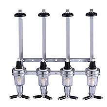 ZHXYY Portabottiglie a Parete, distributore di liquori a 4 Teste Portabottiglie per Vino Portabottiglie per Cocktail per Bar di casa