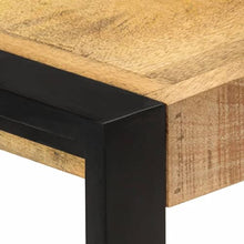 vidaXL Armadietto con 3 Ante e 1 Scomparto Robusto Rustico Lucidato Mobile Basso Credenza Arredamento 120x30x75 cm Legno Massello di Mango