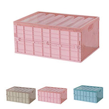 Fgyhty Pieghevole in plastica Storage Box casa Garage Magazzino Desktop Pieghevole Caso Armadio Underwear Organizer