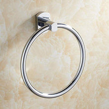 JKCKHA Northern Europe. Bello tovagliolo di Rame Anello portasciugamani Bagno Balcone Comodo portasciugamani Bagno Hardware Ciondolo placcatura Portasciugamani Multifunzione