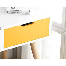 YB&GQ 2-Pollici-1 Toeletta con Flip Top Mirror Vanity Toeletta da Trucco Mpollicii Scrivania con Cassetti,Organizzatori di Trucco,Assemblaggio Facile-Blu Bianco-b 60x30x42cm(24x12x17inch)