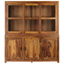 vidaXL Legno Massello di Sheesham Credenza Madia Armadietto Mobile Consolle