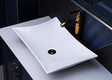 1 x lavabo in ceramica quadrato, lavandino in ceramica, lavabo da bagno 56,5 x 38 cm
