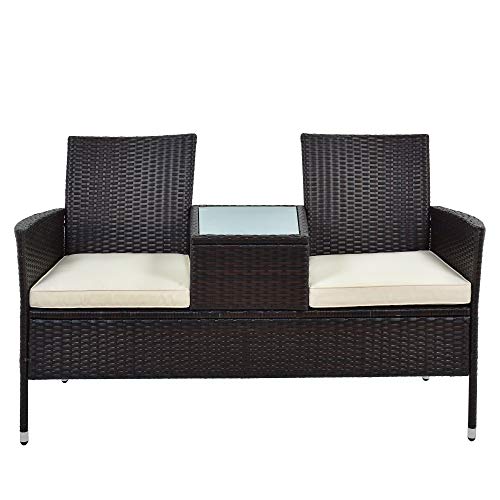 Set Mobili da Giardino Set Mobili da Esterno Giardino Da Giardino In Rattan Garden Sofa Garden Mobili Da Giardino Tavolo Da Giardino E Sedia 2 Posti Per Terrazza A Bordo Piscina Terrazza O Giardino