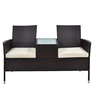 Set Mobili da Giardino Set Mobili da Esterno Giardino Da Giardino In Rattan Garden Sofa Garden Mobili Da Giardino Tavolo Da Giardino E Sedia 2 Posti Per Terrazza A Bordo Piscina Terrazza O Giardino