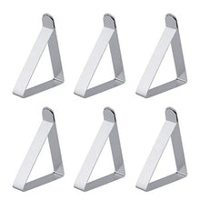 Tovaglia triangolare design con clip per tovaglia angolare robusta e curva fissata per il campeggio per la casa