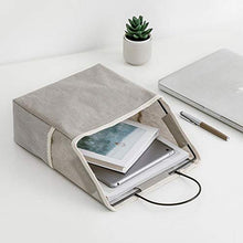 Sebasti Tasche per vestiti in cotone e lino, per riporre borse per dormire, da parete, 22 x 9,5 x 38-E