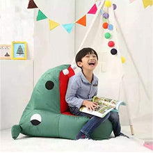 LuoMei Divano per Bambini Tessuto Cartoon Bean Bag Divano Pigro Cuscino Portatile Adatto per Bambini Poltrone Imbottite per Bambini per Bambini Mobili in Camera Regalo Gratuito Invia Pennello Adesivo