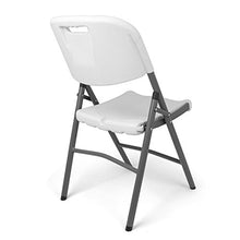 Park Alley PA-4970 Set Sedie Pieghevoli HDPE, Bianco, 24 x 48 x 87 cm