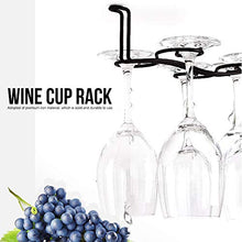 LZKW Portabottiglie per Vino, ripiano sospeso Resistente, Bicchieri da Vino da 6 Pezzi, per Occasioni da Pranzo