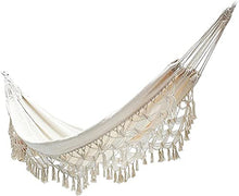 Cotone All'Aperto Camping Hammock Sedia Swing Stick Stick Per Interni Esterni Esterno Cinturini Per Viaggi Beach Beach Back Carrying Bag