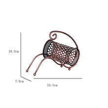 UNU_YAN Moderna semplicità Wine Rack Bottiglie Retro Style Free Standing controsoffitto del Vino del Metallo Rack Supporti Tavolo Vino Bagagli Stand di Bronzo for Piccoli Zona Bar for Kitchen Bar