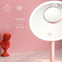 Specchio cosmetico di vanità delle luci del LED Specchio for il trucco a LED a specchio a soffitto pieghevole con lampada Desktop Fill Light Specchio Desktop Desktop Illuminato portatile per il bagno