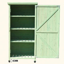 WanuigH Deck Box Outdoor Armadio di immagazzinaggio Tool Box Impermeabile Sun Protection Governo di immagazzinaggio Balcone Giardino Armadio da Esterno (Colore : Verde, Size : 69.5x52x142cm)
