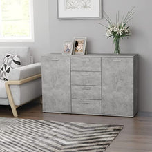 vidaXL Credenza Bianco Lucido 120x35,5x75 cm in Truciolato