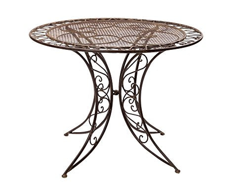 Nostalgia Tavolo da Giardino Tavolo da Ping-bistrot del Ferro 13kg Stile Antico