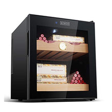 EVEN Humidor per Piccoli sigari, Porta in Vetro temperato e cassetti a 3 Strati - Fino a 250 sigari